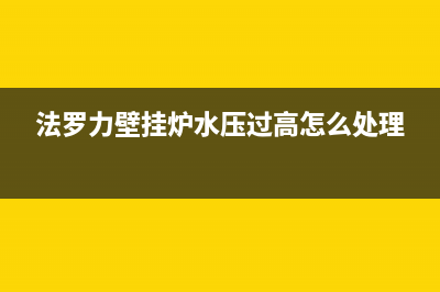 法罗力壁挂炉18kW洗澡供暖两用LlPB20(法罗力壁挂炉水压过高怎么处理)