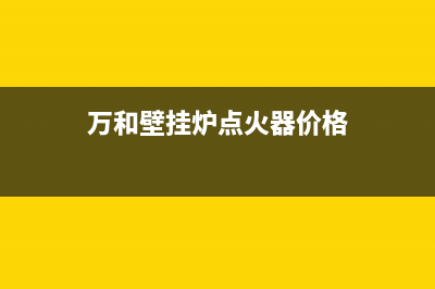 万和壁挂炉点火失败主要原因【壁挂炉点火失败维修参考】(万和壁挂炉点火器价格)