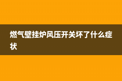 燃气壁挂炉风压开关开路或短路(壁挂炉烟道堵塞或风机故障)(燃气壁挂炉风压开关坏了什么症状)