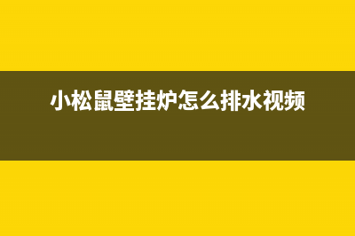 小松鼠壁挂炉流量转子维修教程(燃气壁挂炉热水不启动忽冷忽热什么原因)(小松鼠壁挂炉怎么排水视频)