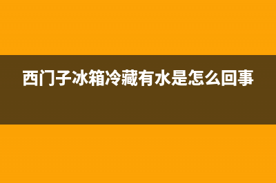 西门子冰箱冷藏室灯一直闪烁(冰箱冷藏室指示灯闪烁是什么原因)(西门子冰箱冷藏有水是怎么回事)