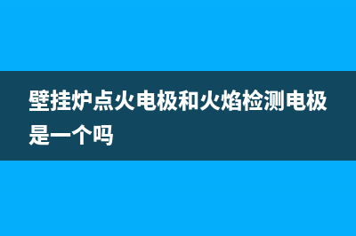 壁挂炉点火电极故障(壁挂炉热感器故障)(壁挂炉点火电极和火焰检测电极是一个吗)